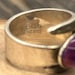 Mid century David-Andersen sterling silver ring, David-Andersen hallmark — view 13 of 20