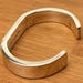 Art deco sterling silver cuff — view 6 of 10