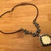 Art nouveau sterling silver pendant — view 3 of 10