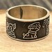 Vintage sterling silver ring, mexico hallmark — view 7 of 16