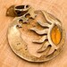 Art nouveau sterling silver pendant — view 4 of 10
