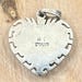 Vintage sterling silver pendant — view 7 of 8