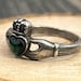 Antique sterling silver ring — view 13 of 18