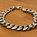 Vintage sterling silver bracelet, italy hallmark — view 4 of 10