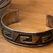 Mid century sterling silver cuff — view 2 of 17