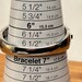 Art deco Belle Étoile sterling silver cuff, belle hallmark — view 9 of 10