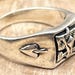 Antique sterling silver ring — view 3 of 10