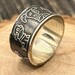 Vintage sterling silver ring, mexico hallmark — view 13 of 16