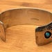 Vintage Pfarlene Spencer sterling silver cuff, Pfarlene Spencer hallmark — view 6 of 17
