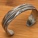 Vintage sterling silver cuff — view 1 of 10