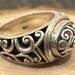 Art nouveau sterling silver ring — view 3 of 10