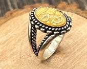 Carolyn Pollack Relios New Old Stock Sterling Silver Desert Sun Ring, Size 7
