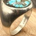 Mid century sterling silver signet ring — view 17 of 19
