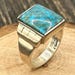 Vintage Robert Sherman sterling silver signet ring, r sherman hallmark — view 5 of 14