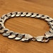 Vintage sterling silver bracelet, italy hallmark — view 1 of 10