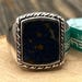 Sterling silver signet ring — view 2 of 10