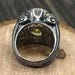 1920s Samuel B. Behnam (Behnam Jewelry Corp) sterling silver ring, bjc hallmark — view 4 of 10
