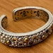 Vintage sterling silver cuff — view 2 of 10