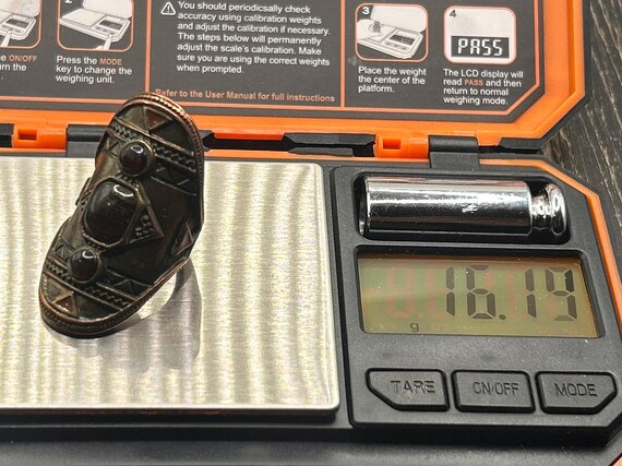 Moroccan Style Ring, Copper & Amber Ring, Tribal … - image 10