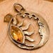 Art nouveau sterling silver pendant — view 5 of 10