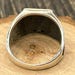 Vintage sterling silver signet ring — view 9 of 17