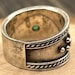 Vintage sterling silver ring, j b hallmark — view 3 of 10