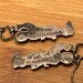 Antique sterling silver earrings — view 6 of 12