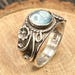 Art nouveau sterling silver ring — view 11 of 18