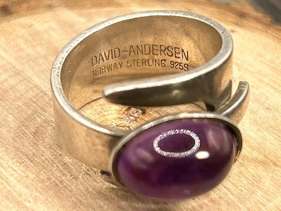 The DAVID-ANDERSEN mark, photographed on a piece
