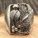 Vintage sterling silver signet ring — view 18 of 20