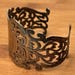 Art nouveau Forre sterling silver cuff, Forre hallmark — view 4 of 9