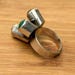 Sterling silver ring, israel hallmark — view 5 of 10