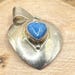 Vintage T. Benally sterling silver pendant, T. Benally hallmark — view 7 of 8