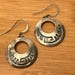 Vintage sterling silver hoop earrings — view 3 of 10