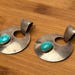 Vintage sterling silver earrings — view 4 of 9