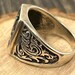 Vintage sterling silver signet ring — view 12 of 17