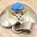 Vintage T. Benally sterling silver pendant, T. Benally hallmark — view 2 of 8