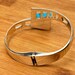 Vintage sterling silver bangle — view 4 of 10