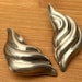 Mid century sterling silver earrings — view 4 of 10