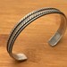 Vintage sterling silver cuff, mexico hallmark — view 1 of 9
