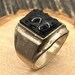 Vintage sterling silver signet ring — view 10 of 12