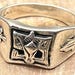 Antique sterling silver ring — view 7 of 10
