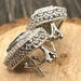 Vintage sterling silver earrings — view 4 of 10