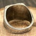 Vintage sterling silver signet ring — view 4 of 10