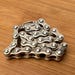 Vintage sterling silver bracelet, mexico hallmark — view 6 of 10