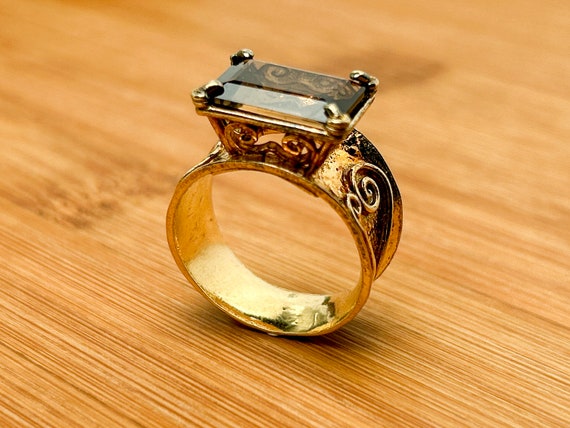 Sterling Silver Smoky Quartz Ring