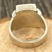 Vintage Robert Sherman sterling silver signet ring, r sherman hallmark — view 7 of 14
