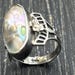 Art nouveau sterling silver ring — view 7 of 10