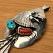 Vintage sterling silver pendant — view 11 of 16