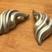 Mid century sterling silver earrings — view 3 of 10